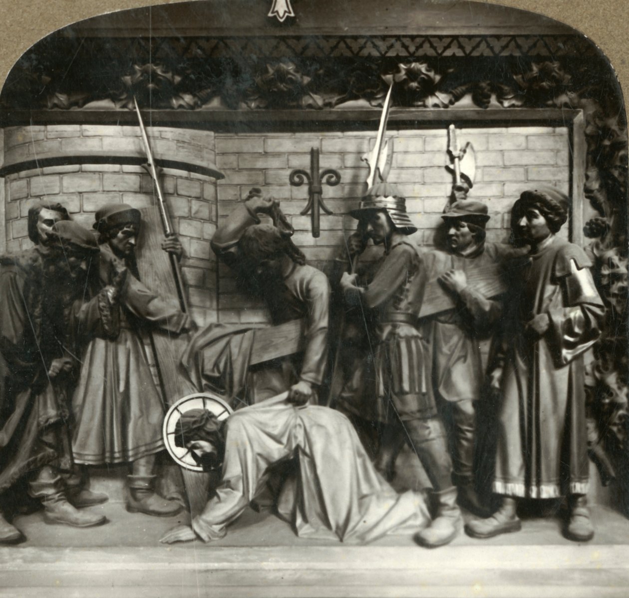 Jesus falder anden gang under vægten af korset, c1920