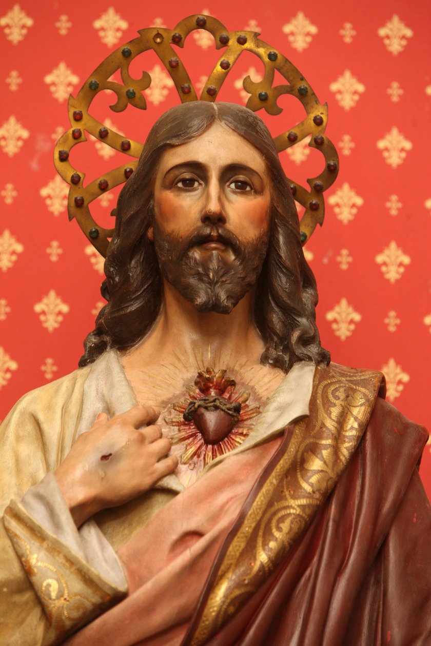 Jesus skulptur i San Jeronimos kirke Madrid Spanien af Unbekannt