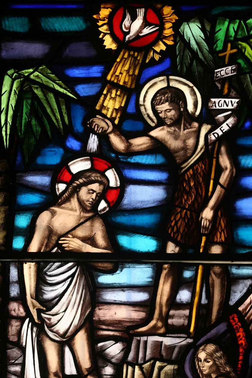 Jesu dåb, Italia af Unbekannt