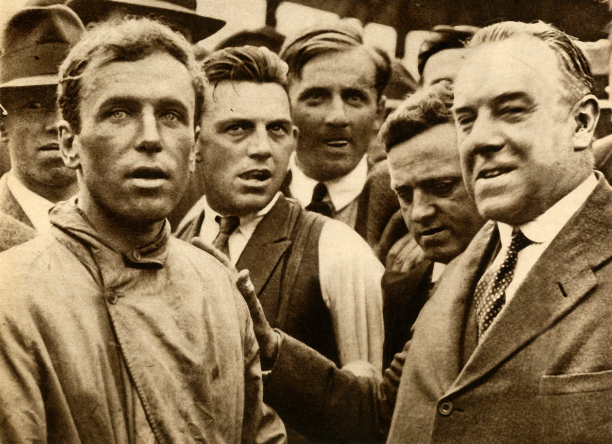 Jim Mollison i Croydon Lufthavn, 1931, 1933. af Unbekannt