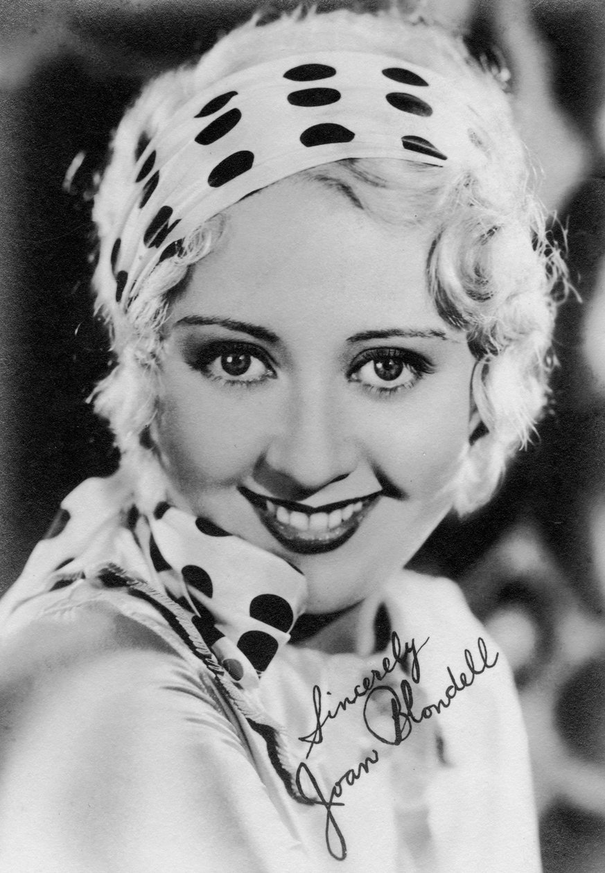 Joan Blondell 1906-1979, amerikansk skuespillerinde, c1920