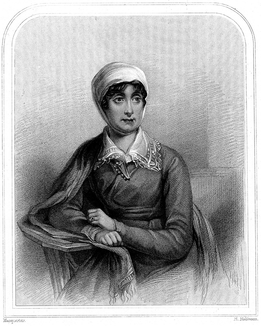 Joanna Baillie 1762-1851, skotsk digter og dramatiker, 1870 af Unbekannt