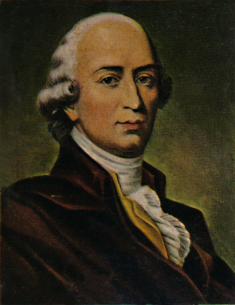 Johann Gottfried Herder 1744-1803. - Maleri efter Graefle, 1934. af Unbekannt