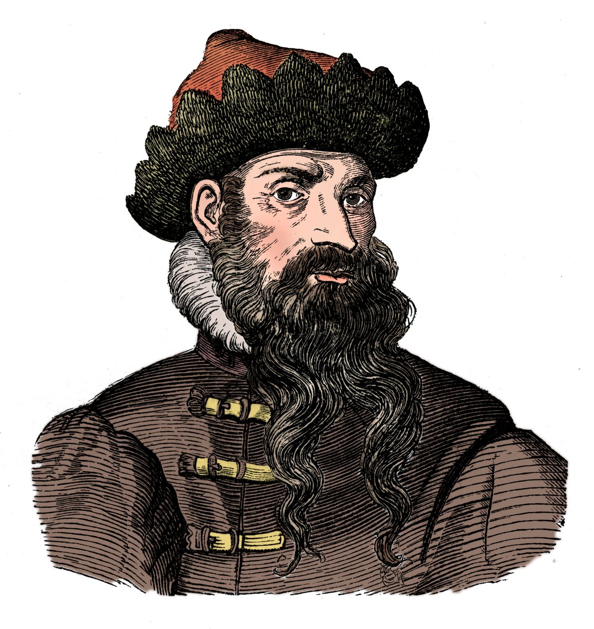 Johann Gutenberg, tysk metalarbejder og opfinder, 1500-tallet, 1870. af Unbekannt