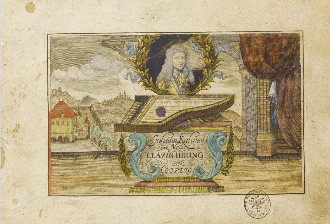 Johann Kuhnau New Clavier Exercise, 1689 af Unbekannt
