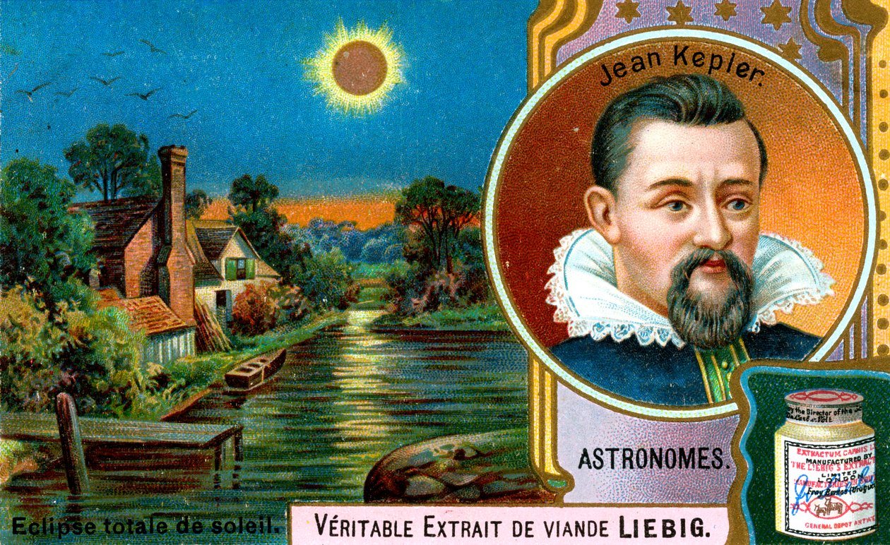 Johannes Kepler, tysk astronom, ca. 1900 af Unbekannt