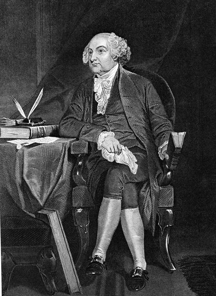 John Adams 1735-1826, anden præsident for USA 1797-1801 af Unbekannt