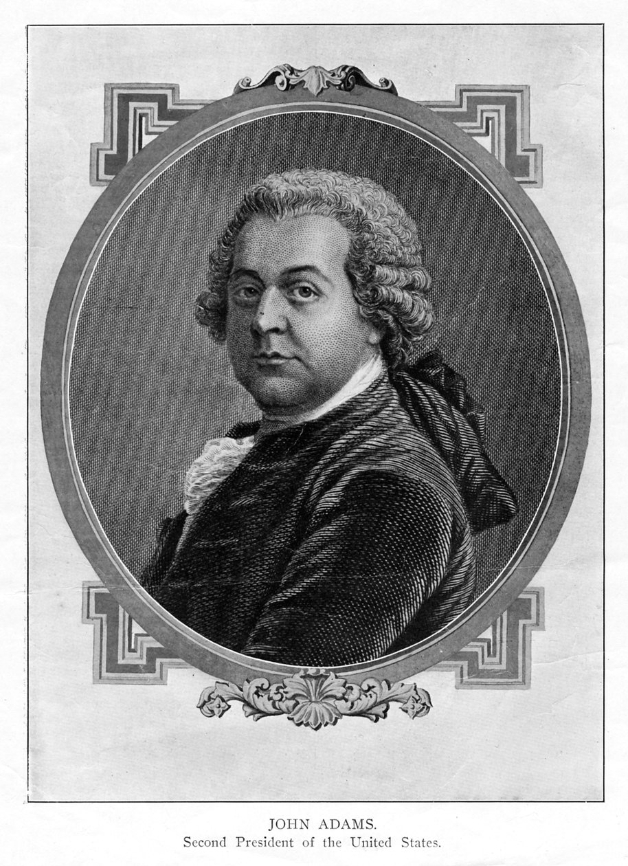 John Adams, præsident for USA, 1906 af Unbekannt