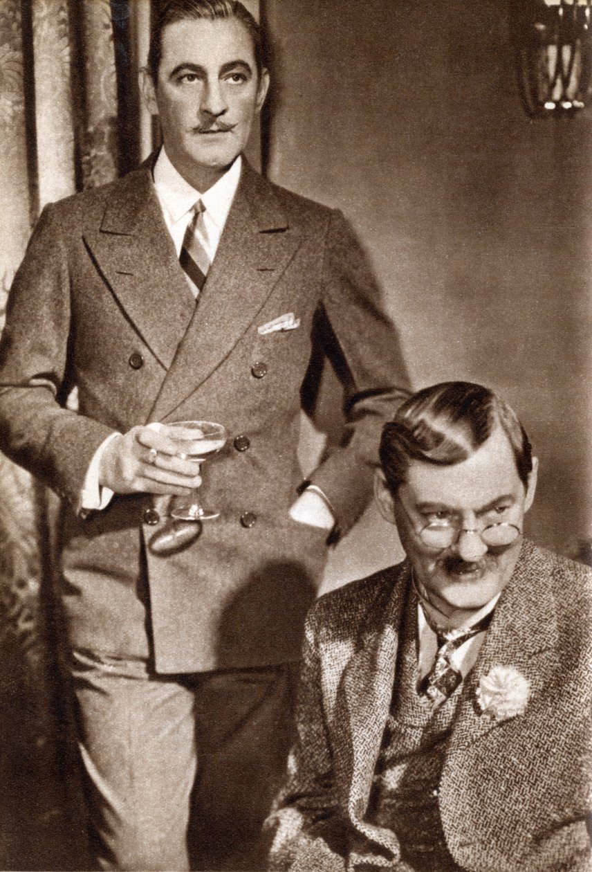 John Barrymore og Lionel Barrymore, amerikanske skuespillere, 1933 af Unbekannt