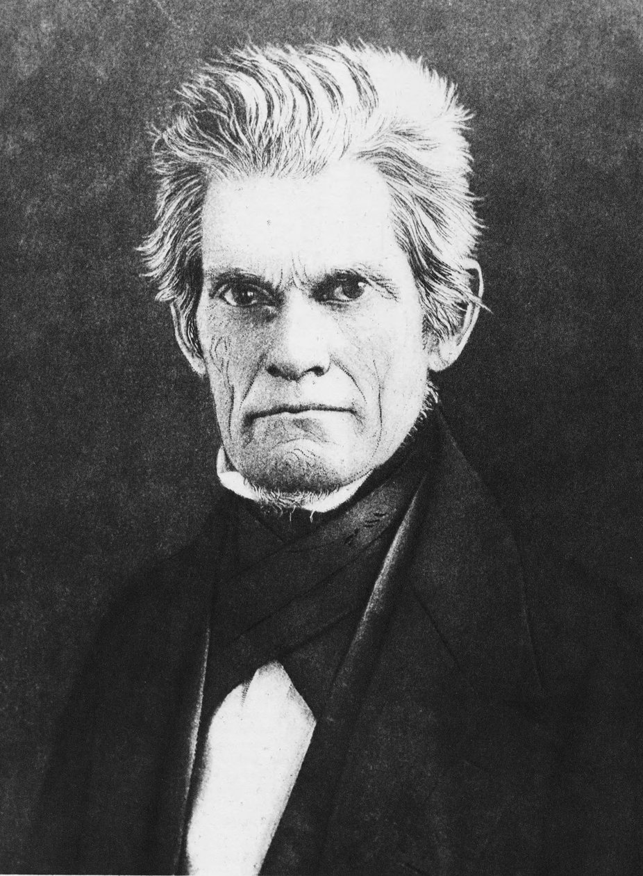 John Caldwell Calhoun, amerikansk statsmand, 1800-tallet af Unbekannt