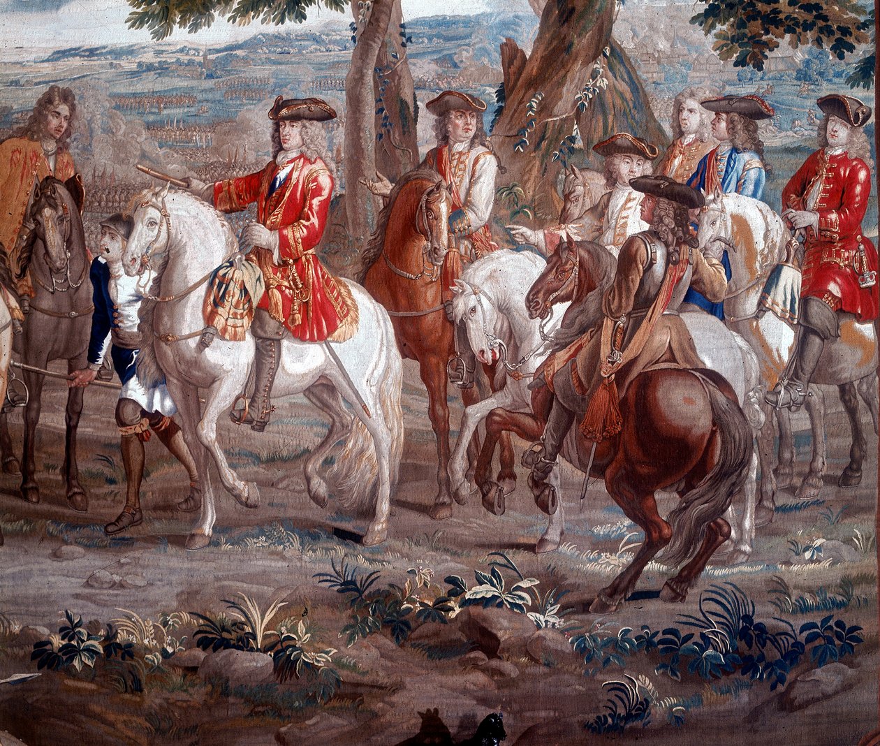John Churchill, hertug af Marlborough 1650-1722 engelsk soldat, ved slaget ved Blenheim, 1704 af Unbekannt
