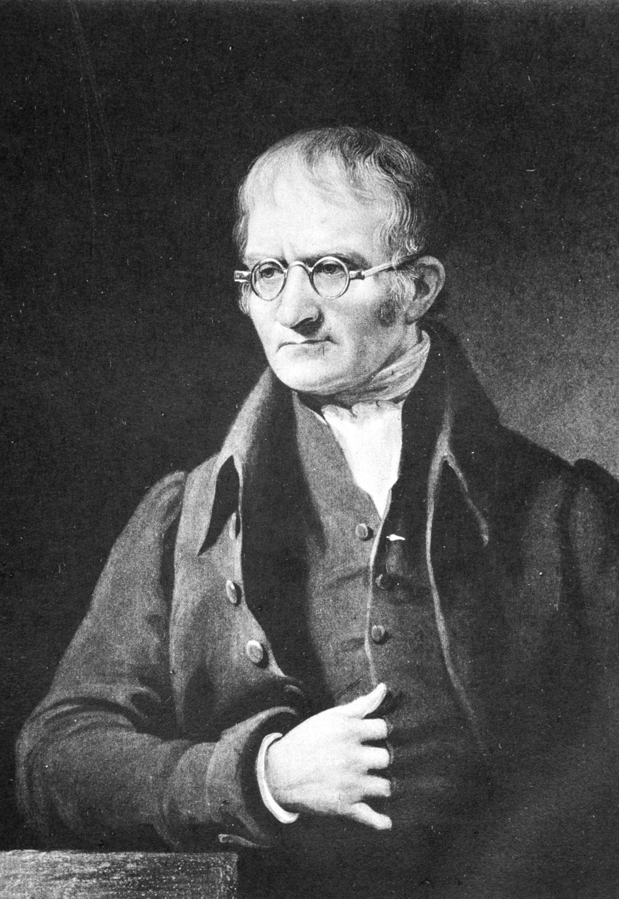 John Dalton, engelsk kemiker, c1834 1902 af Unbekannt