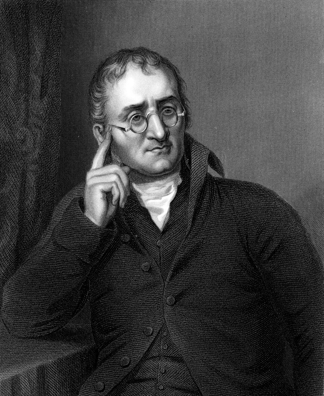 John Dalton, engelsk kemiker, c1860 af Unbekannt