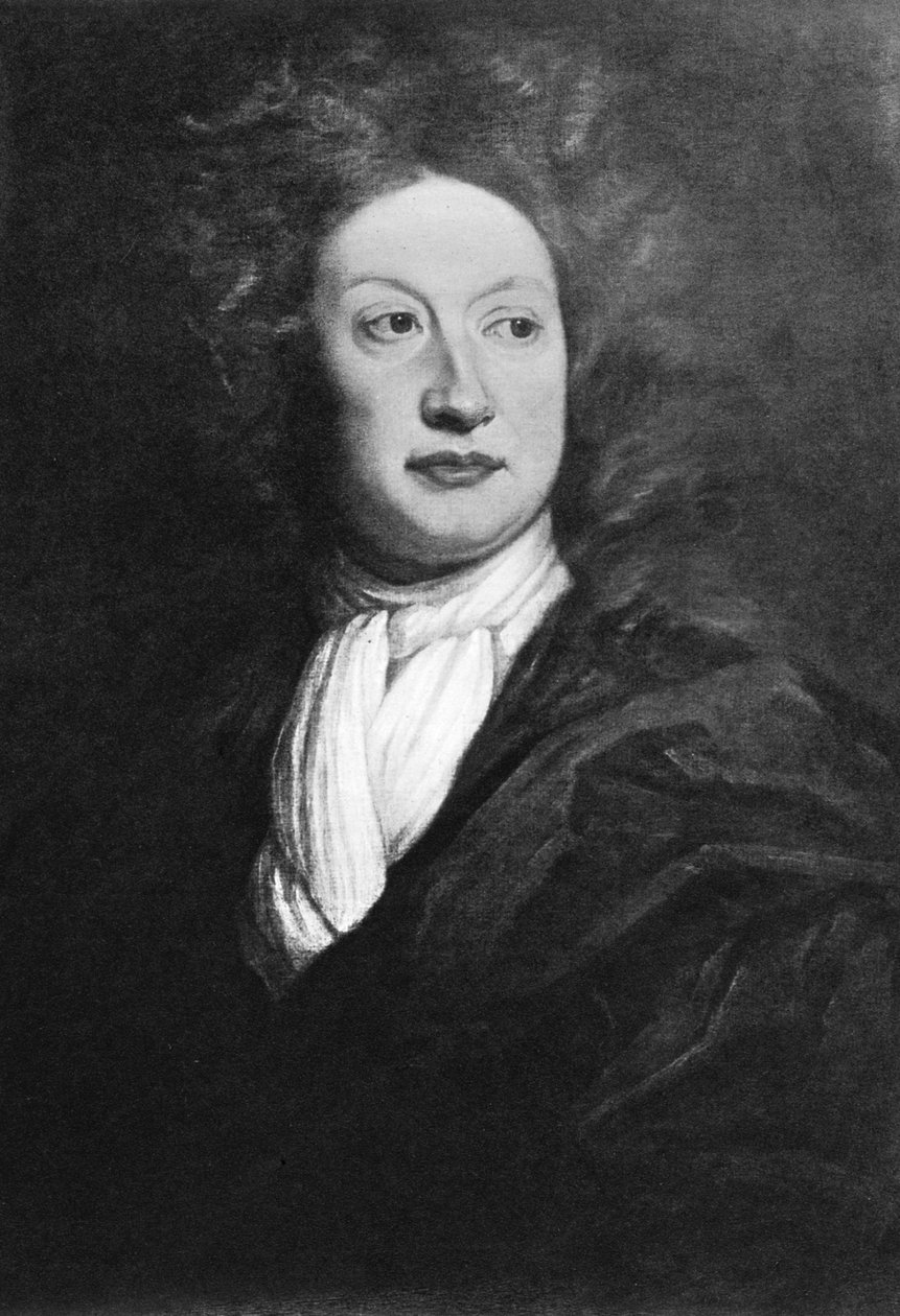John Dryden, engelsk digter, litteraturkritiker og dramatiker, 1800-tallet af Unbekannt