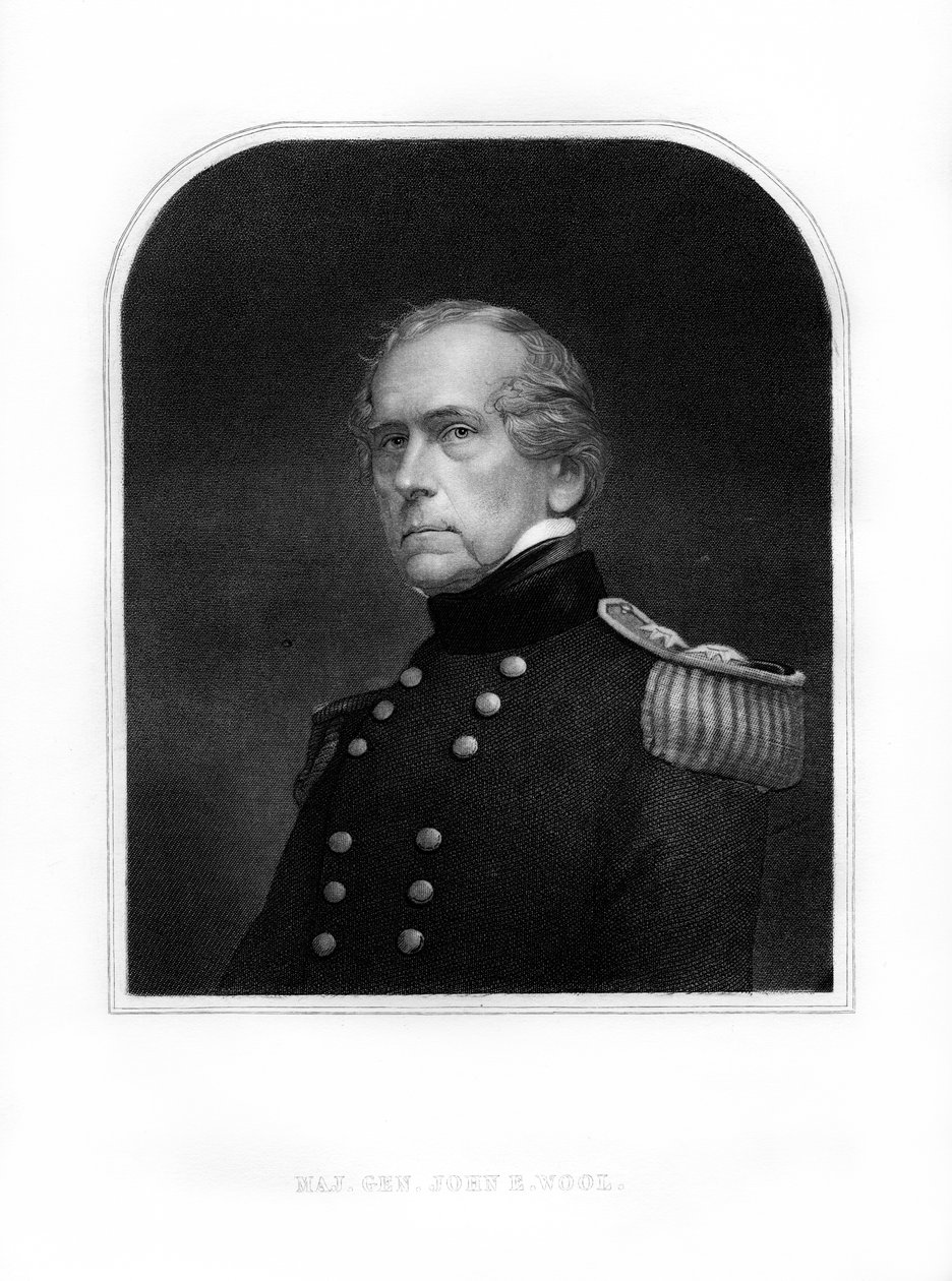 John Ellis Wool, officer i den amerikanske hær, 1872 af Unbekannt