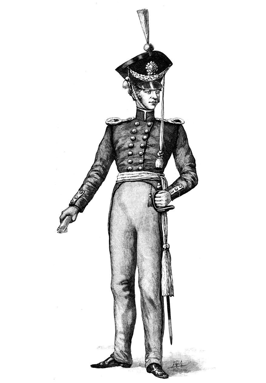 John Ericsson, ingeniør, afbildet i den svenske hær af Unbekannt
