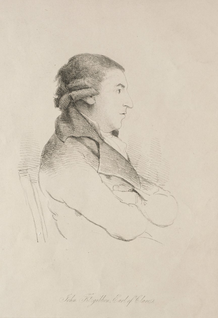 John Fitzgibbon, Earl of Clare, begyndelsen af 1800-tallet. af Unbekannt