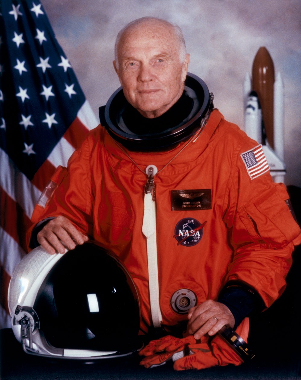 John H Glenn, amerikansk astronaut, maj 1998 af Unbekannt