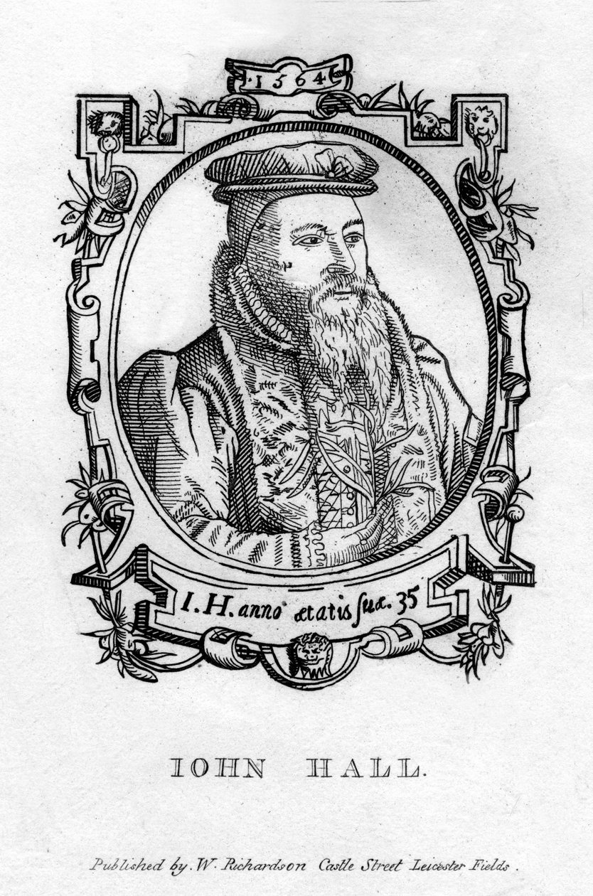 John Hall c1575-1635, engelsk læge af Unbekannt