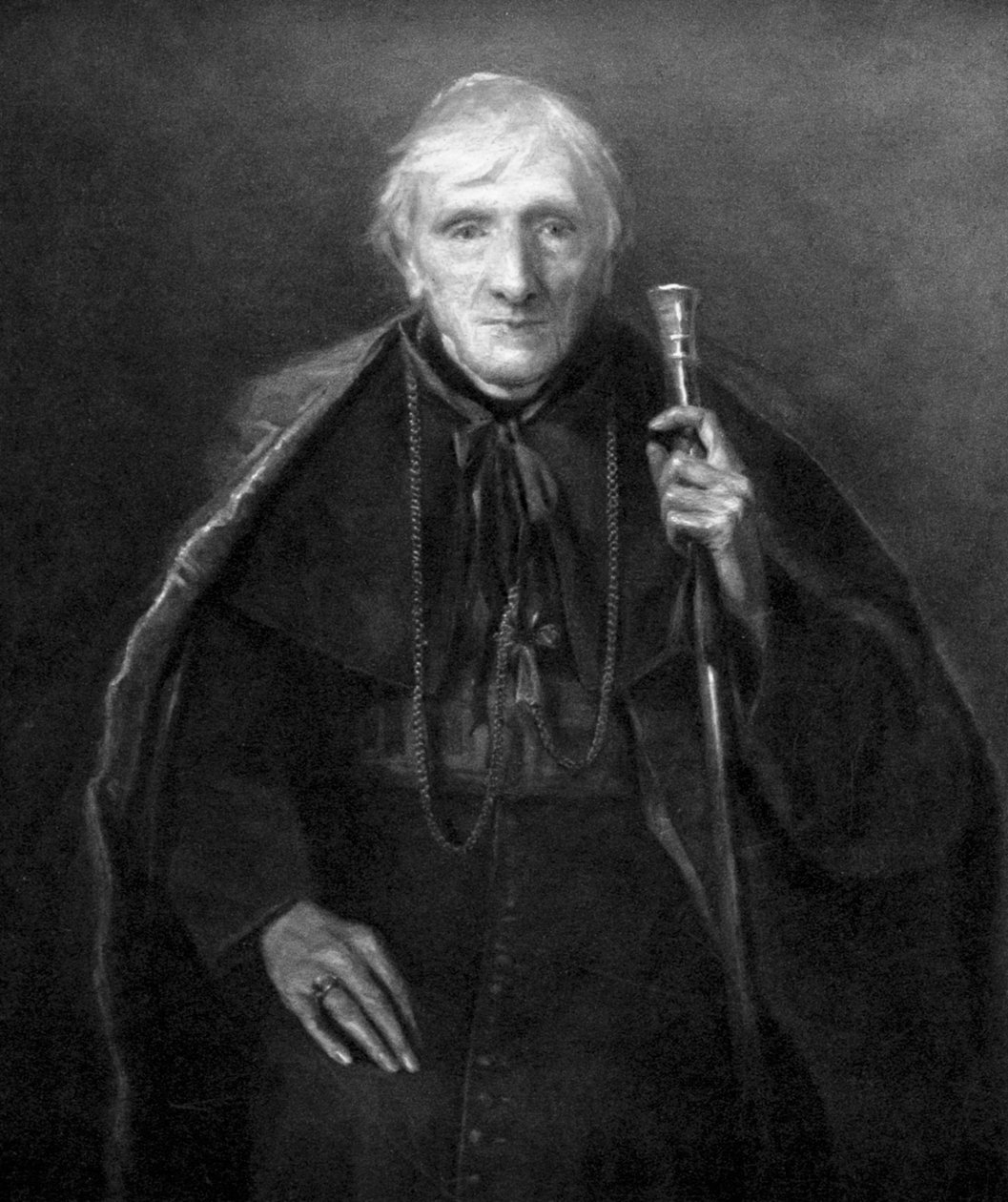 John Henry Newman i alderdommen, britisk lærd og teolog, c1885 af Unbekannt