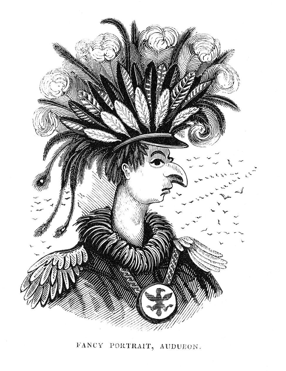 John James Audubon 1780-1851, amerikansk ornitolog og kunstner, 1836 af Unbekannt