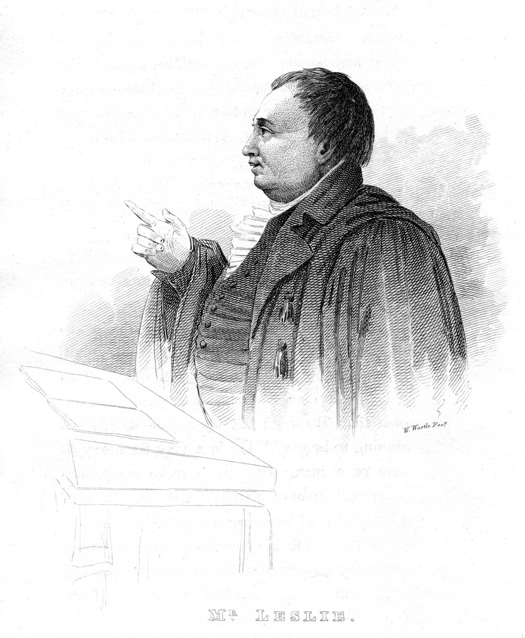 John Leslie 1766-1832, skotsk naturfilosof og fysiker, foredragsholder, 1800-tallet af Unbekannt