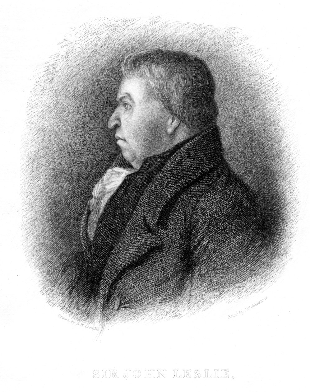 John Leslie, skotsk naturfilosof og fysiker, 1800-tallet af Unbekannt