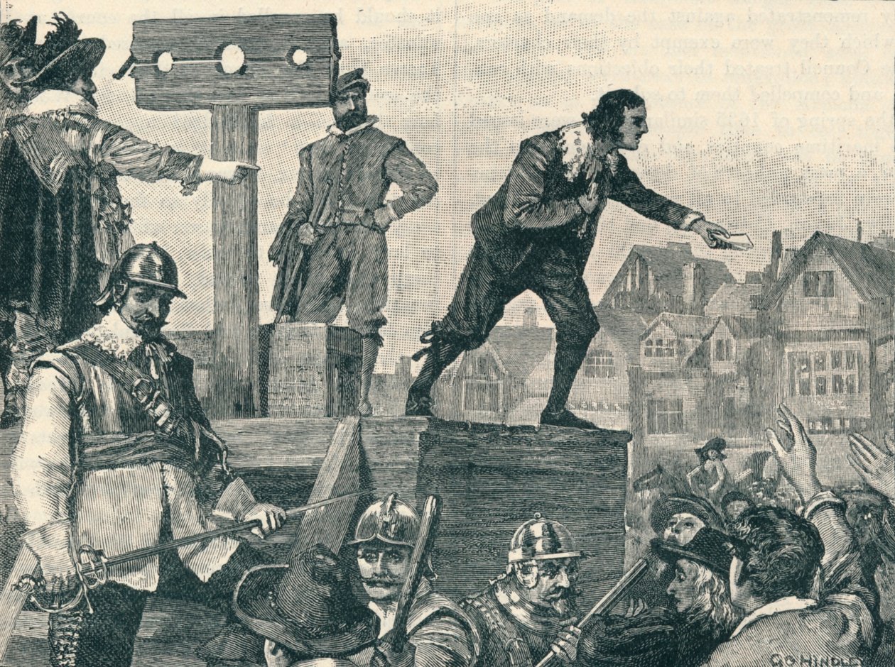 John Lilburne på søjlen i Westminster, 1638 1905. af Unbekannt