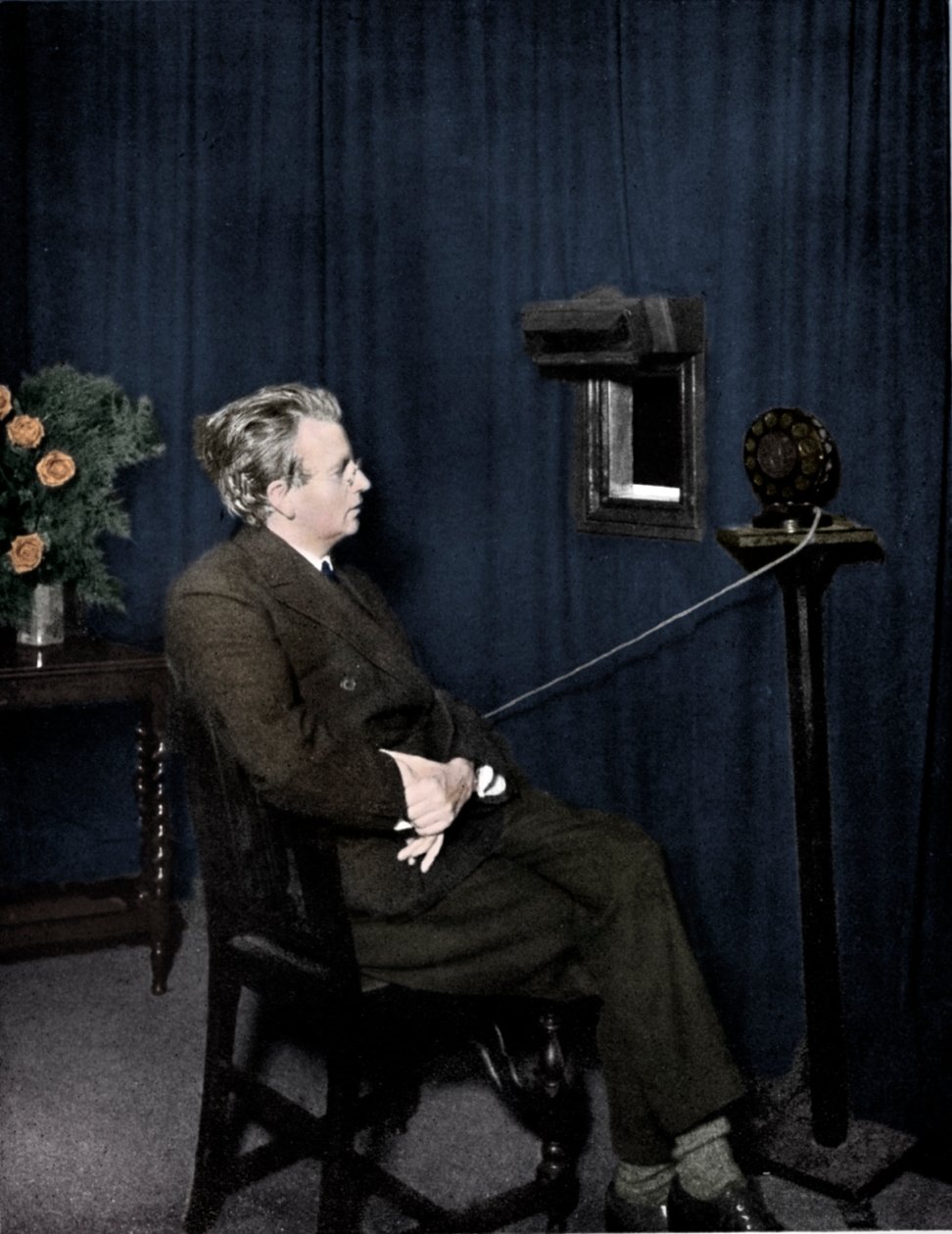 John Logie Baird 1888-1946, skotsk elektroingeniør og pioner inden for tv, 1920