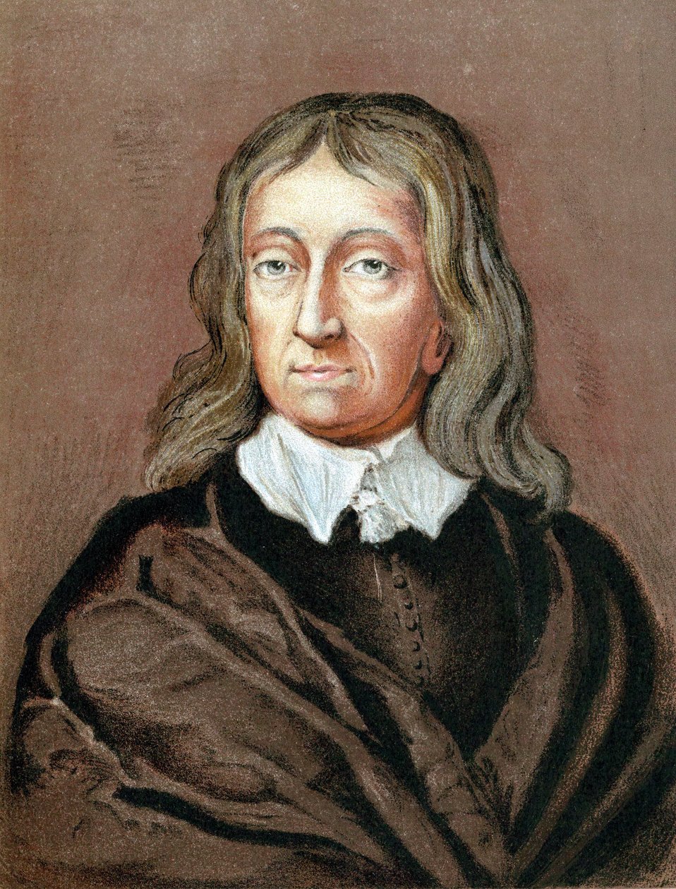 John Milton 1608-1674, engelsk digter, c1645-1674 af Unbekannt
