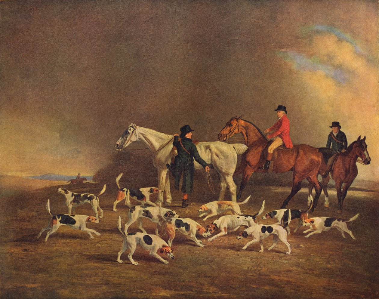 John Powlett and his Hounds, c18. til 19. århundrede, 1929 af Unbekannt