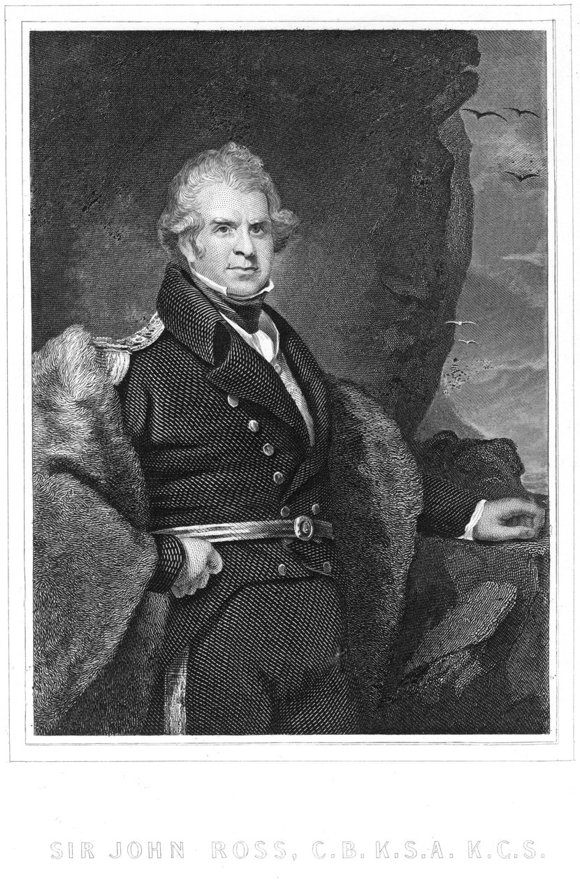 John Ross, britisk polarforsker og søofficer, 1800-tallet af Unbekannt