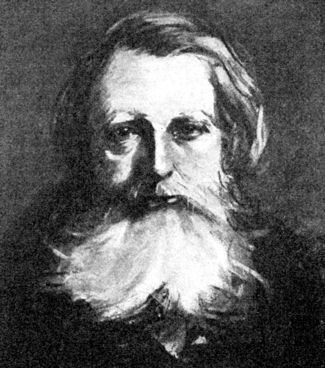 John Ruskin, victoriansk kunstkritiker, 1923 af Unbekannt