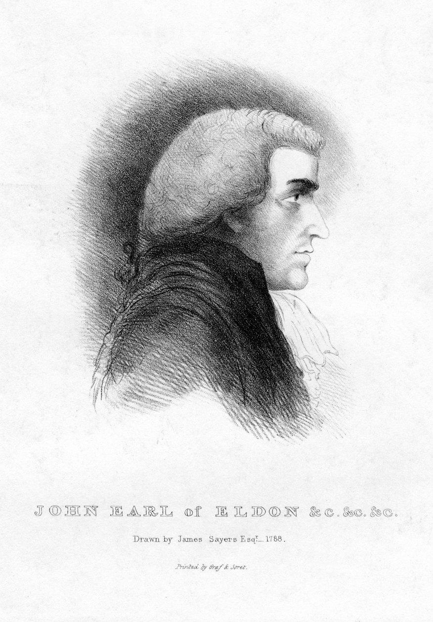 John Scott 1751-1838, 1. jarl af Eldon, Lord High Chancellor of Great Britain, 1800-tallet af Unbekannt