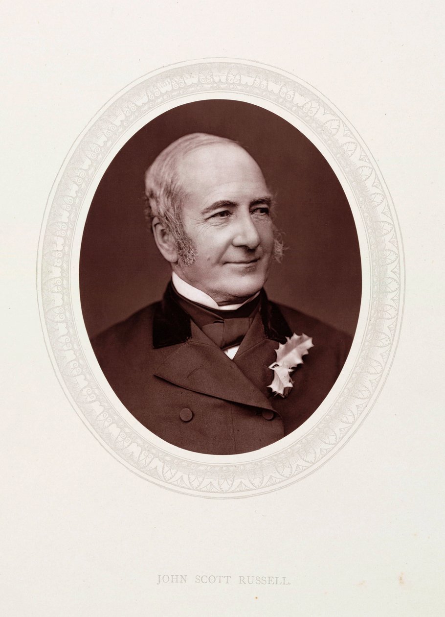 John Scott Russell, skotsk civilingeniør og flådearkitekt, ca. 1870