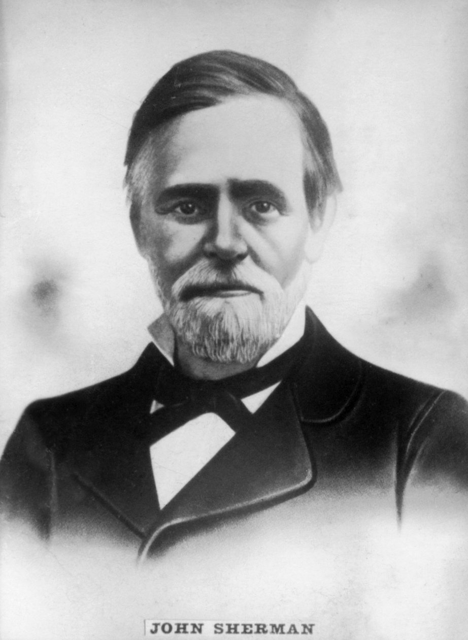 John Sherman 1823-1900, amerikansk republikansk repræsentant og senator under borgerkrig, c1910 af Unbekannt
