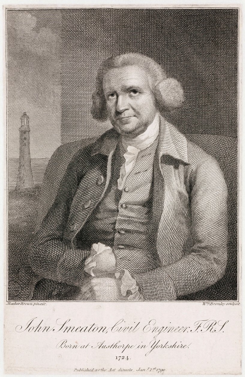 John Smeaton, engelsk mekaniker og civilingeniør, ca. 1780