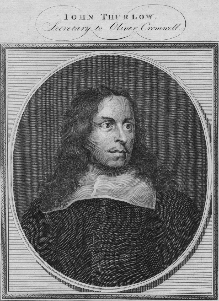 John Thurlow, sekretær for Oliver Cromwell, 1784. af Unbekannt