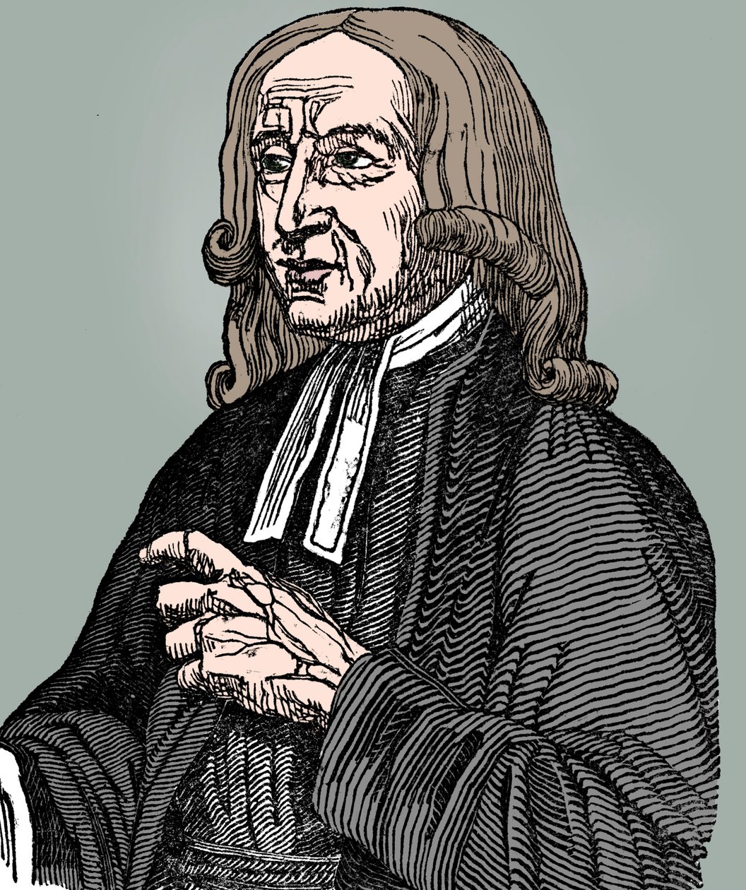 John Wesley, engelsk ikke-konform prædikant fra det 18. århundrede, 1832 af Unbekannt