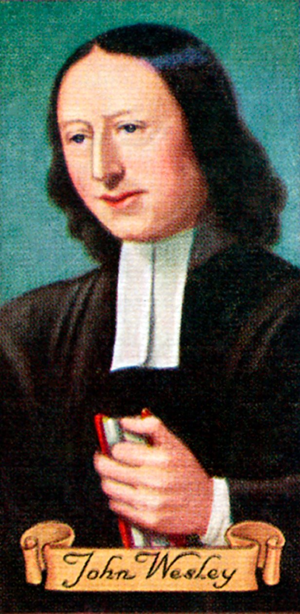 John Wesley, taget fra en række cigaretkort, 1935 af Unbekannt