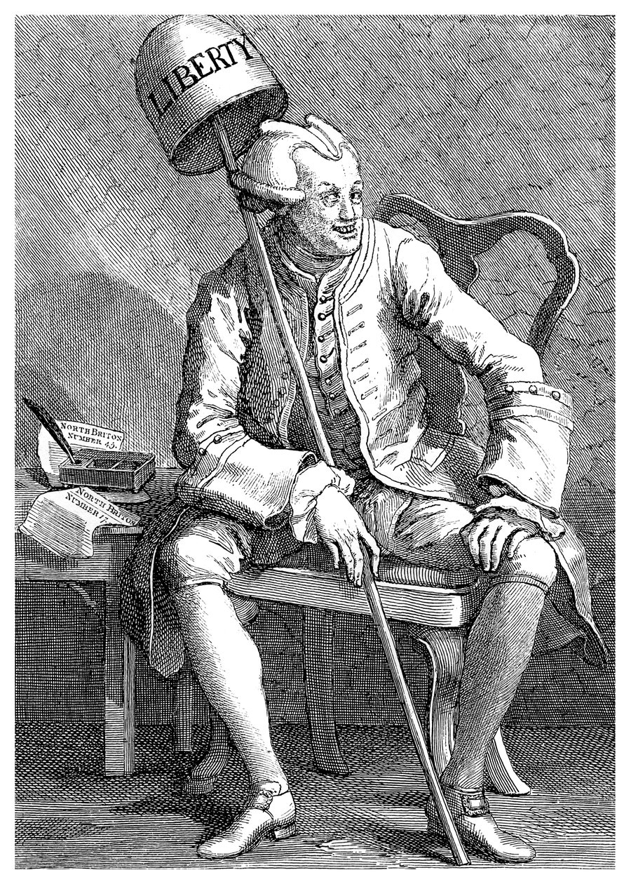 John Wilkes, engelsk politiker, 1763 1895 af Unbekannt