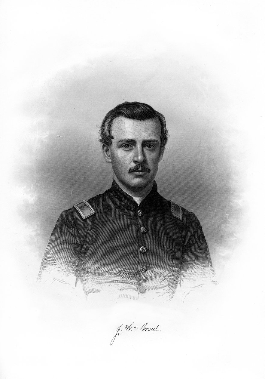 John William Grout, amerikansk soldat, 1872 af Unbekannt
