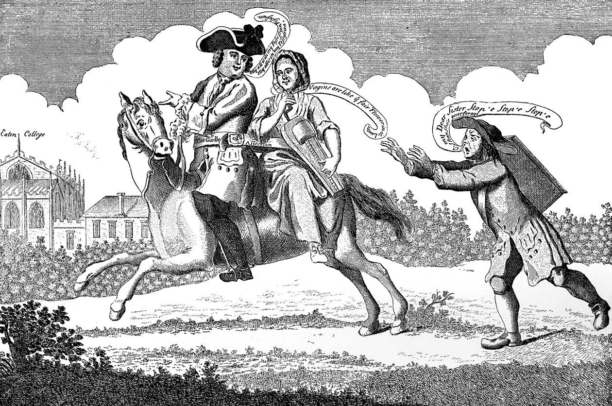 John af Gant satte sig op, eller Mars på sin rejse..., 1747 af Unbekannt