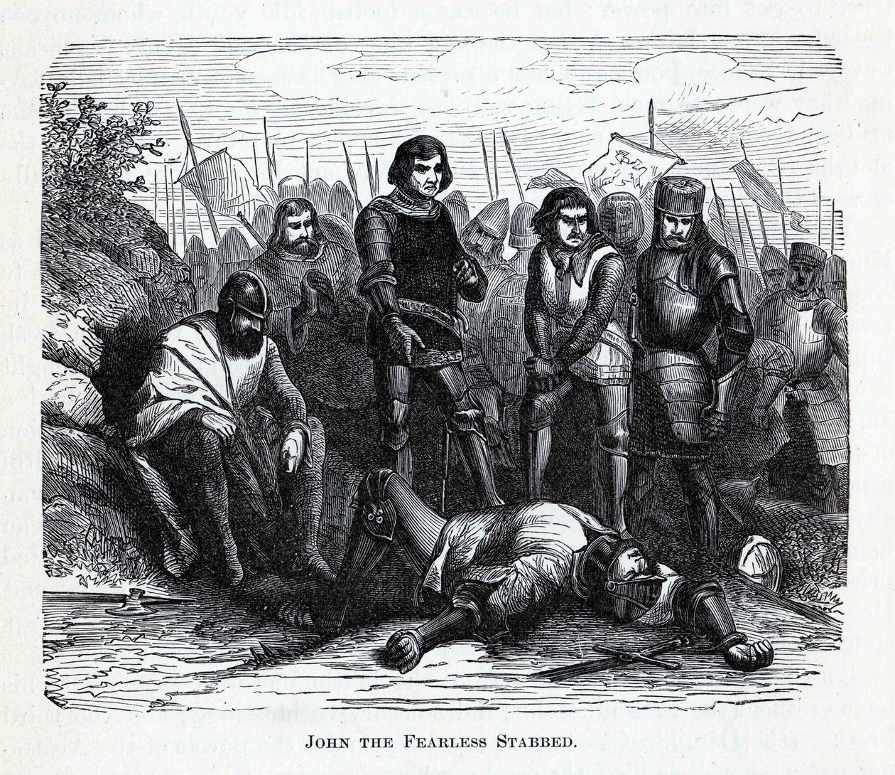 Johannes den frygtløse stukket, 1882 af Unbekannt