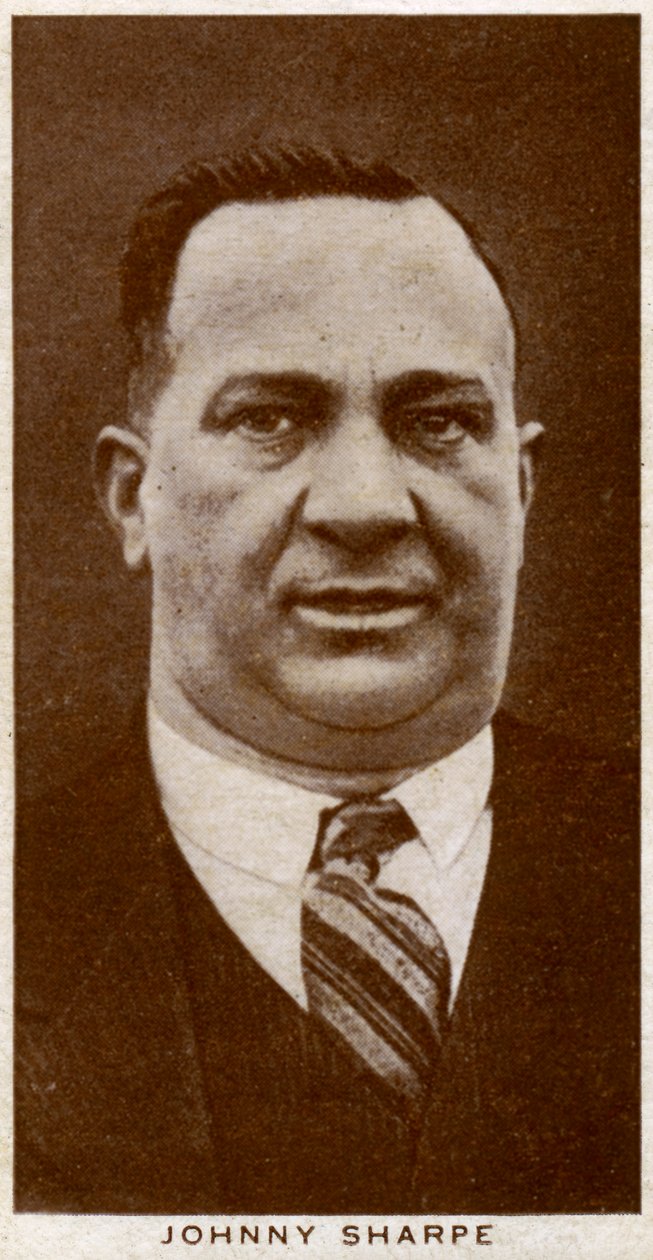 Johnny Sharpe, britisk boksemanager, 1938 af Unbekannt