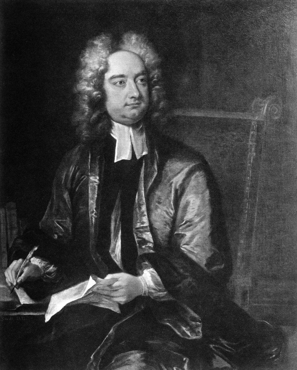Jonathan Swift, anglo-irsk forfatter, 1800-tallet af Unbekannt