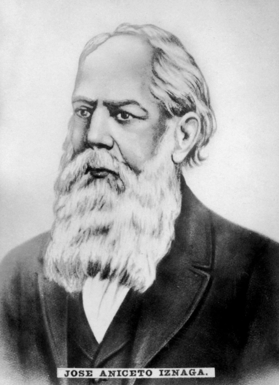 Jose Aniceto Iznaga 1791-1860, cubansk patriot under de cubanske uafhængighedskrige, c1910 af Unbekannt