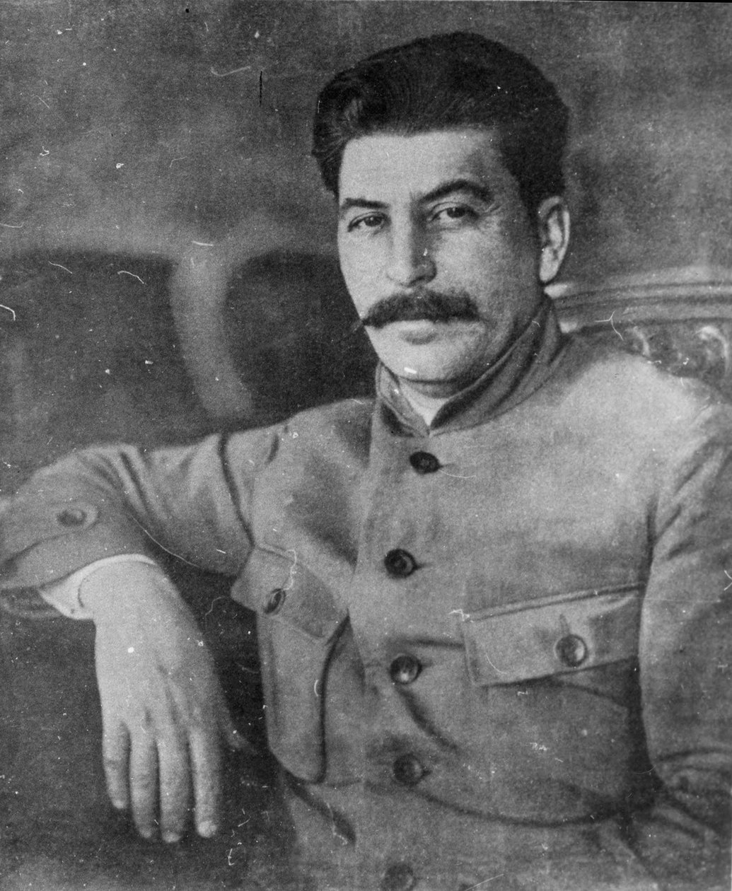 Josef Stalin, georgisk-født sovjetisk kommunistisk revolutionær og leder, maj 1923 af Unbekannt