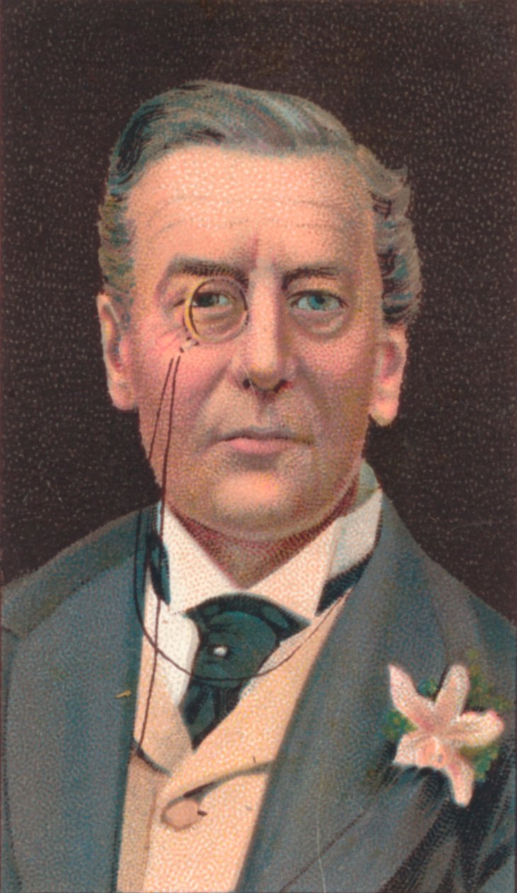 Joseph Chamberlain 1836-1914, britisk liberal politiker, 1906 af Unbekannt