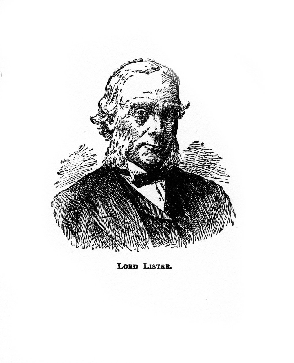 Joseph Lister, britisk kirurg, det 20. århundrede af Unbekannt
